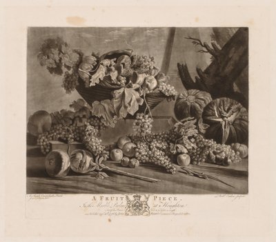 Kus ovoce, 1776. od Richard Earlom