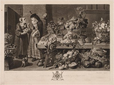 Čtyři trhy: Ovocný trh, 1775. od Richard Earlom