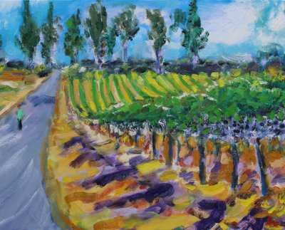 Procházka ve Wine County, Napa, 2017 od Richard Fox