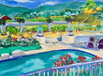 Backyard, Napa, 2019 od Richard Fox