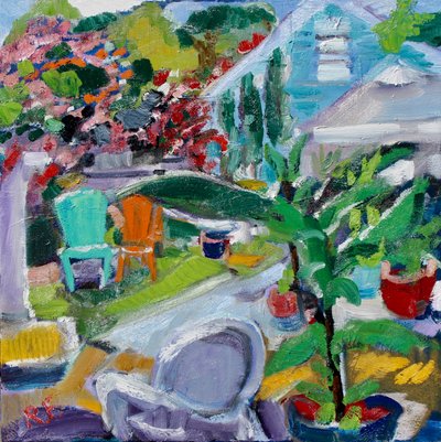 Backyard, West Hollywood, 2018 od Richard Fox