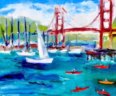 Golden Gate Bridge v mlze, 2019 od Richard Fox