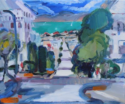Pacific Heights to the Bay, 2019 od Richard Fox