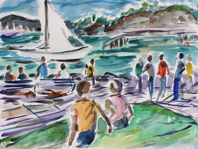 Tiburonská promenáda, 2017 od Richard Fox