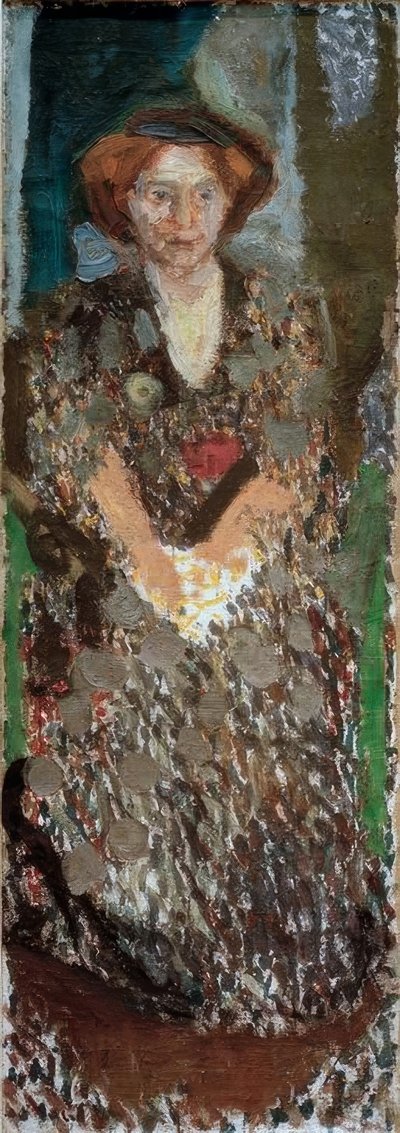 Portrét Mathilde Schönbergové v ateliéru od Richard Gerstl