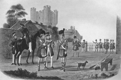 92nd Highlanders An Illustrious Stranger in Sight, 1839-1845 1909 od Richard Gibson Reeve