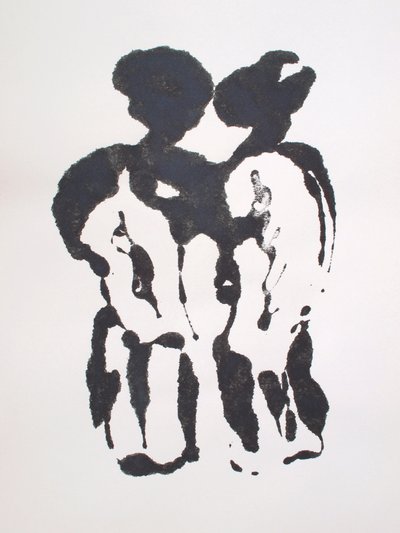 Bez názvu, 2010 (monotyp) od Richard Green