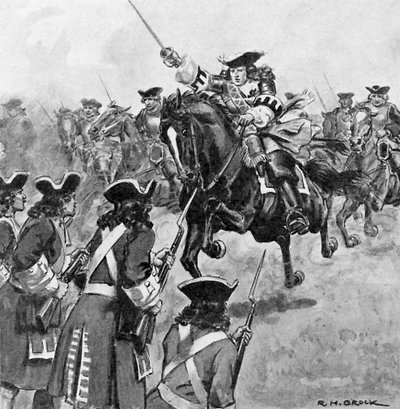 John Churchill, vévoda z Marlborough (litografie) od Richard Henry (after) Brock