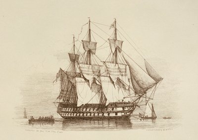 Canopus 80 děl 2. třídy, cca 1849 (lept) od Richard Henry Nibbs