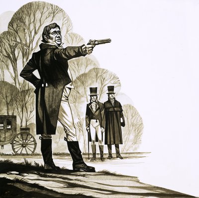 Gruzínský gentleman v souboji s pistolí od Richard Hook