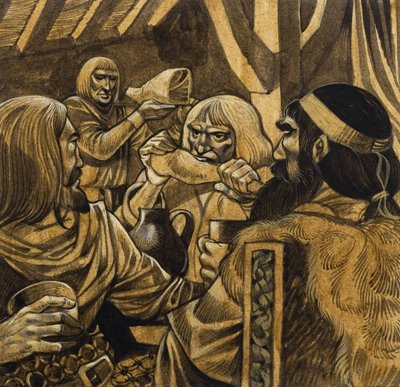 Balin oznamuje Garlonovi od Richard Hook
