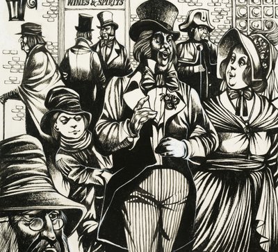 Děti jako Dickensův Oliver Twist se naučily vybírat kapsy. od Richard Hook