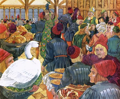 Svátek nového arcibiskupa z Yorku v roce 1467 od Richard Hook