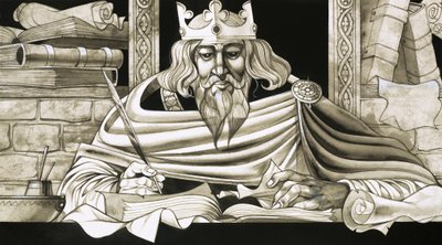 Král Alfréd byl nadšený učenec od Richard Hook