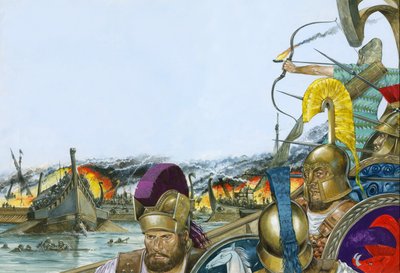 Bitva u Salamíny od Richard Hook