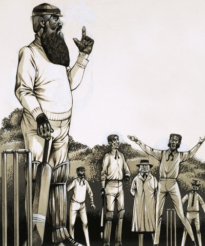 Velký W. G. Grace u branky od Richard Hook