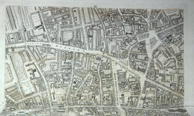 Plán City of London, publikoval 1813 (rytina) (viz 247354-247357) od Richard Horwood