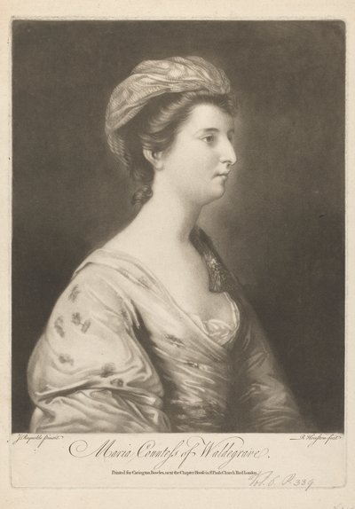 Maria, hraběnka Waldegrave od Richard Houston