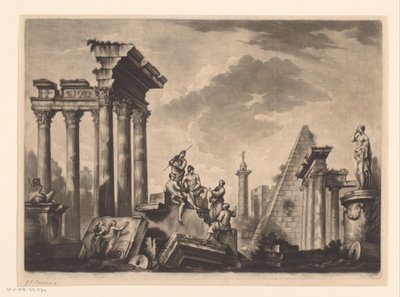 Ruines te Rome od Richard Houston