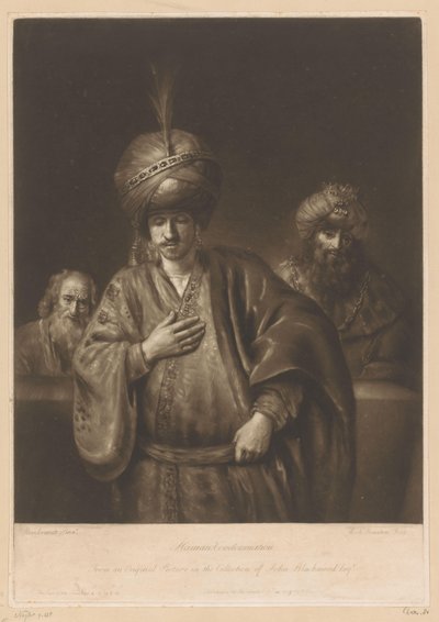 Odsouzení Hamana Haman Condemnation (titul na předmětu) od Richard Houston