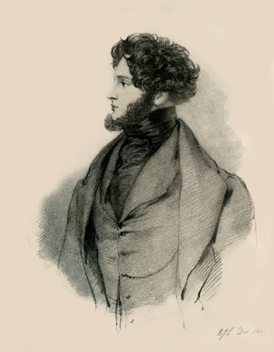 Alfred, hrabě dOrsay, 1833. od Richard James Lane
