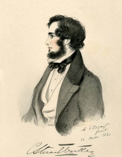 Charles Stuart Wortley, 1840. od Richard James Lane