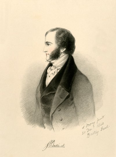 Lord George Bentinck, 1840. od Richard James Lane