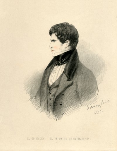 Lord Lyndhurst, 1835. od Richard James Lane