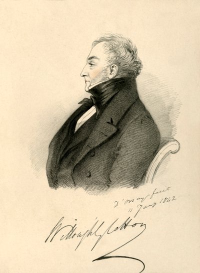Sir Willoughby Cotton, 1842. od Richard James Lane