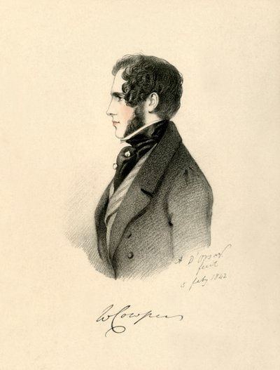 William Cowper, 1842. od Richard James Lane