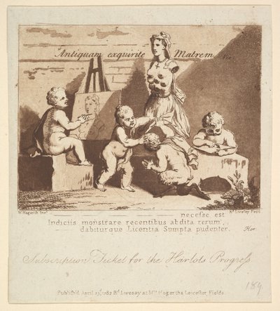 Chlapci pokukující v přírodě, 1782. od Richard Livesay