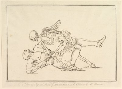 Z původního náčrtu Williama Hogarthse ve sbírce pana Morrisona, 1. března 1782. od Richard Livesay