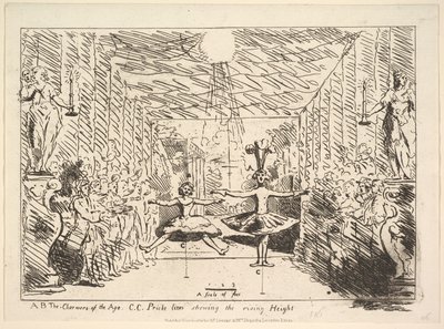 The Charmers of the Age, 1. března 1782. od Richard Livesay