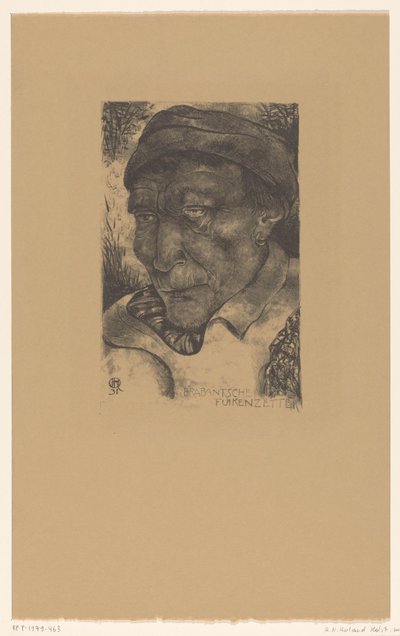 Brabantský nastavovač rybích pastí (původní název na objektu) Brabant typy (původní název série) od Richard Nicolaüs Roland Holst