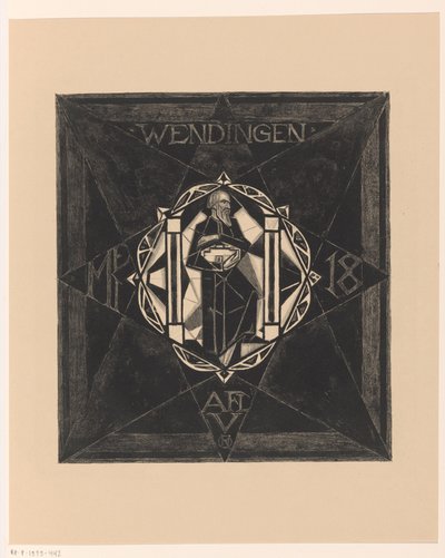 Návrh obálky pro: Weddingen, 1918 od Richard Nicolaüs Roland Holst