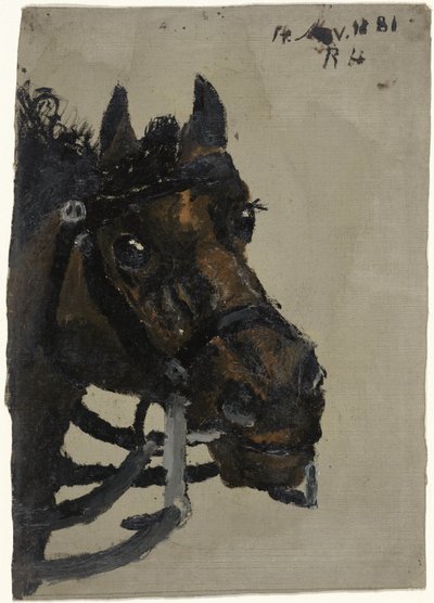 koňská hlava od Richard Nicolaüs Roland Holst