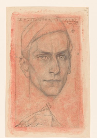 Portrét řezbáře B. Esserse od Richard Nicolaüs Roland Holst