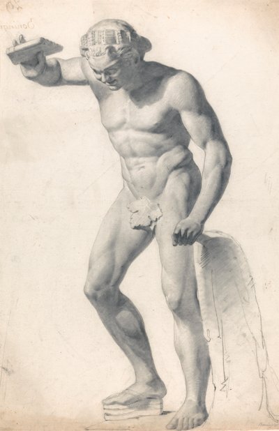 Faun s trubkami od Richard Parkes Bonington