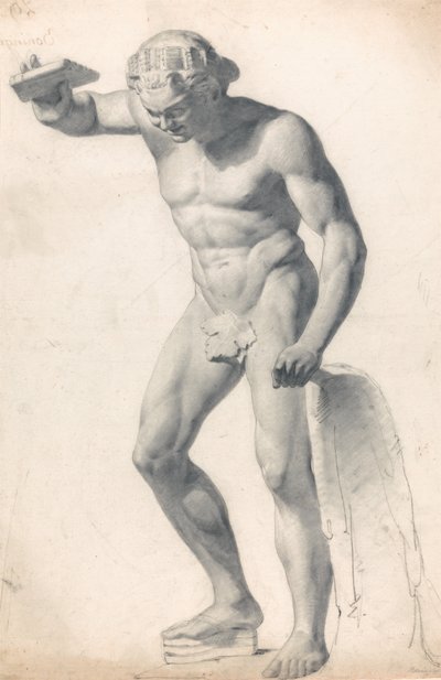 Faun s trubkami od Richard Parkes Bonington