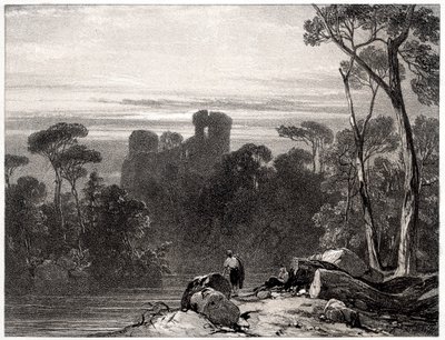 Zámek Bothwell od Richard Parkes Bonington