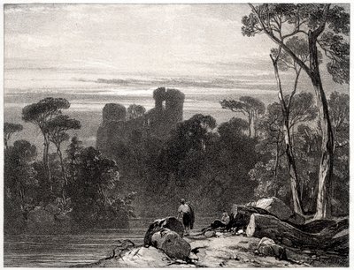 Zámek Bothwell, 1826. od Richard Parkes Bonington