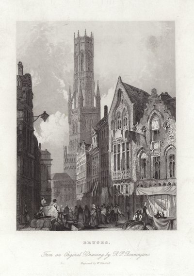 Bruggy od Richard Parkes Bonington