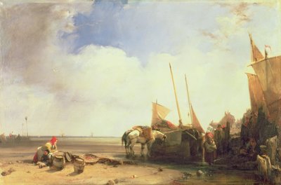Pobřežní scéna v Pikardii, asi 1826 (olej na plátně) od Richard Parkes Bonington