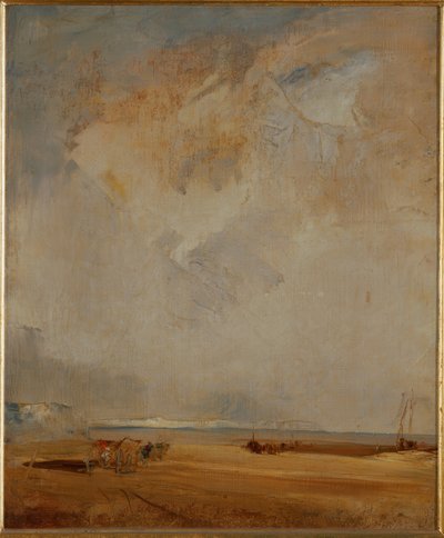 Pobřeží Normandie od Richard Parkes Bonington