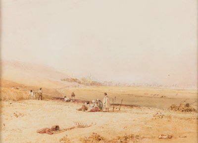 Le Treport při pohledu ze směru od Eu od Richard Parkes Bonington