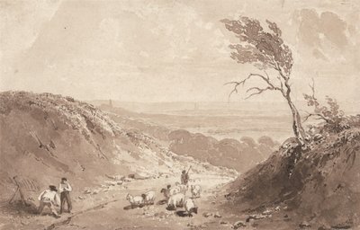 Silniční dělníci u Lillebonne od Richard Parkes Bonington