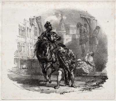 Útěk z hradu Argyle, 1826. od Richard Parkes Bonington