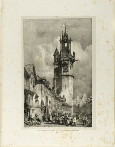 Velká hodinová věž od Richard Parkes Bonington