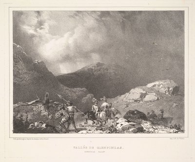 Vallée de Glenfinlas Údolí Glenfinlas, 1826. od Richard Parkes Bonington