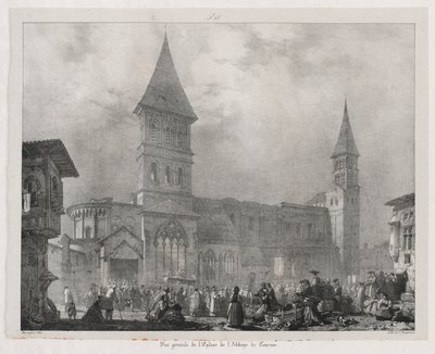 Malebné a romantické cesty ve starověké Francii, Franche-Comté..., 1825. od Richard Parkes Bonington